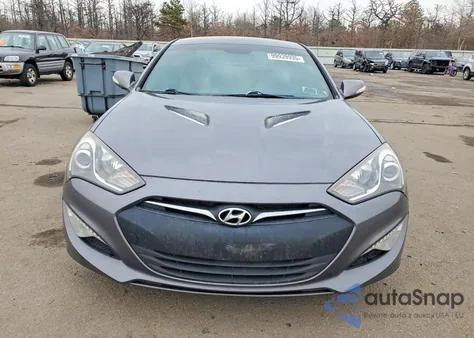 2015 Hyundai Genesis Coupe 3.8L from USA, damaged, VIN KMHHT6KJ5FU128301